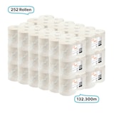 thumbnail of Toilettenpapierrollen JUMBO, 1-lagig, 252 Rollen, 132.300m gesamt, 525m/ Rolle, Natur Recyclingpapier, CIL- les Tissue, Series R