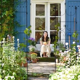 thumbnail of Relaxdays Rankgitter, 2er Set, HxB 183 x 46 cm, Metall, Rankhilfe für Kletterpflanzen, freistehend, zum Stecken, schwarz