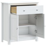 thumbnail of vidaXL Badschrank BERG Weiß 69,5x34x80 cm Massivholz Kiefer