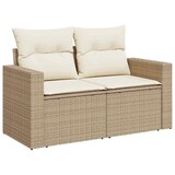 thumbnail of vidaXL Garten-Sofa-Set mit Kissen mit Speicher 8 pcs Beige und Creme