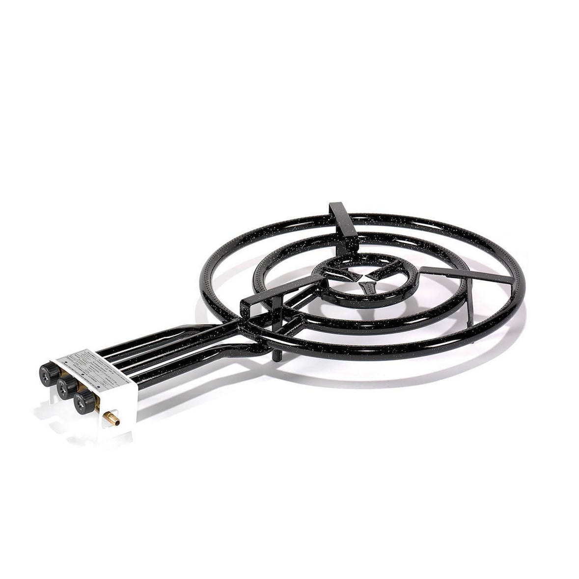 Makro Professional paellero de gas butano, diámetro de 60 cm y 2 fuegos.