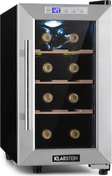 thumbnail of Klarstein Reserva 8 Uno Weinkühlschrank 23 Ltr 8 Fl 11-18 °C 26 dB Edelstahl Edelstahl