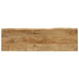 thumbnail of Décoshop26 -Banco de design rústico 105 cm madeira maciça de mangueira pés de aço em forma de U DEC024627