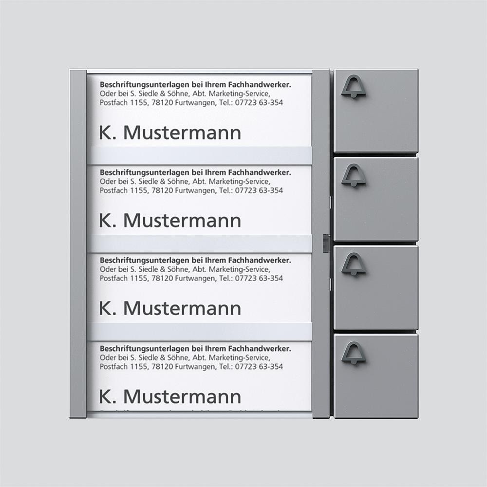 Siedle&Söhne Bus-Tasten-Modul BTM 650-04 SM 200035743-00