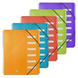 thumbnail of Lot de 5 Trieur Keep'In A4 6 positions 1-6, en polypro coloris coloris assortis (5)