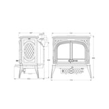 thumbnail of Vrijstaande houtkachel - HELIOS S8 ECO