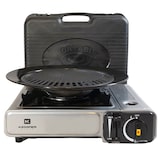 thumbnail of Barbecue gaz Grill 2en1 Réchaud gaz piézo 2200 W + 4 cartouches gaz butane KEMPER
