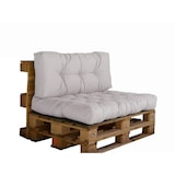 thumbnail of Lot coussins extérieur pour palette gris galet 120x80 Imperméables Anti-UV DECOARTS