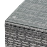 thumbnail of tectake Rattan Lounge Milano - Polyrattan Sitzgruppe mit Sitzpolster - Rattan Gartenmöbel Grau