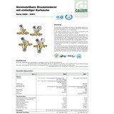 thumbnail of Caleffi Wasserdruckminderer DN 20 3/4 Zoll Druckreduzierer