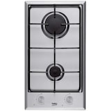 thumbnail of Placa de fogão a gás Beko HDCG32220FX NAT NAT Inox, 2 zonas