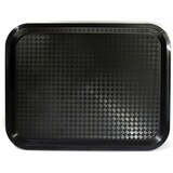 thumbnail of 6x Tablett MODERN 35 x 27 cm, Farbe: schwarz mit Stapelnocken, bedingt rutschfest,