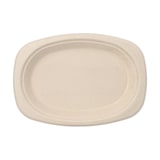 thumbnail of 500 Teller, Zuckerrohr "pure" oval 23 cm x 16 cm x 2 cm natur