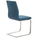 thumbnail of Lot de 2 chaises cantilever Belfort en tissu Bleu