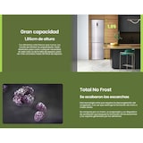 thumbnail of INFINITON Frigorifico Combi FGC-322TC85XCA, 322 l, 185 cm, Total No Frost, Inverter, Display LED, C, Inox