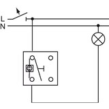 thumbnail of Busch-Jaeger Wippschalter 2601/6 NAP 2CKA001042A0993