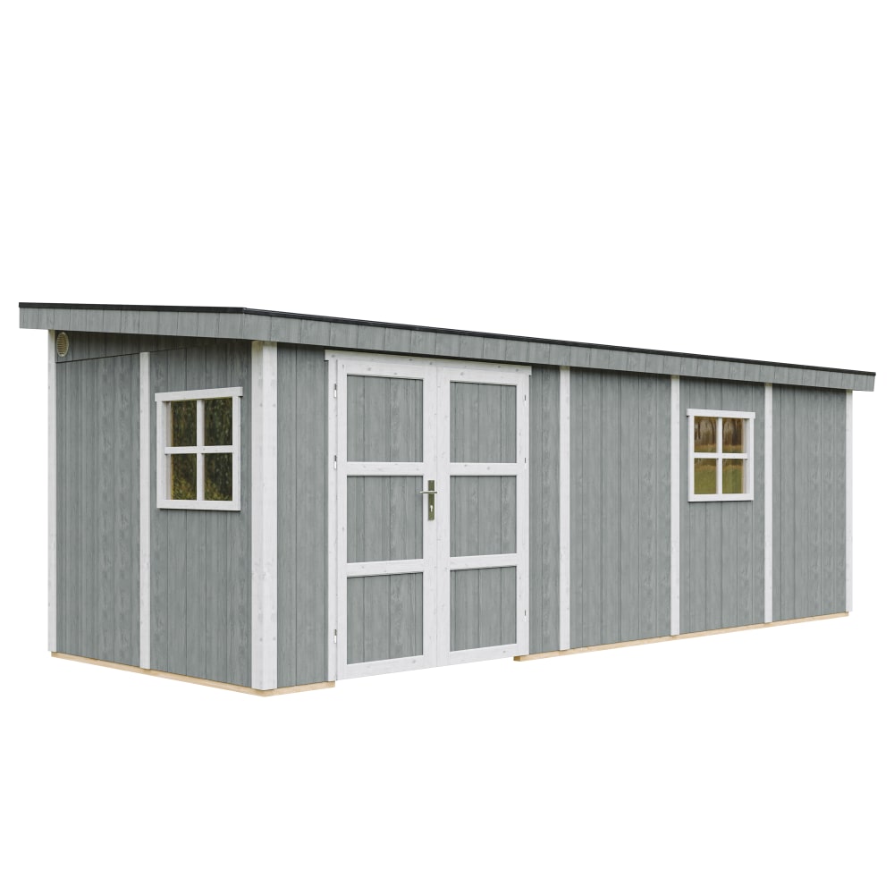 Caseta de jardín LP SmartSide M941B – 236 x 604 cm – 14 m², CAVERN_STEEL
