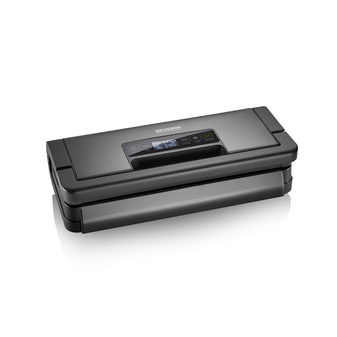 Severin FS 3628 Macchina sottovuoto,potenza 130 W,capacità aspirazione: 20 litri/minuto, doppia sigillatura di sicurezza,Display touch,