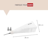 thumbnail of Poche à douille professionnelle réutilisable et 3 douilles inox FM Professional Pâtisserie