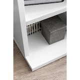 thumbnail of WOHNLING Bücherregal WL5.336 Weiß 21x91x25,5 cm Wandregal 6 Fächer Standregal