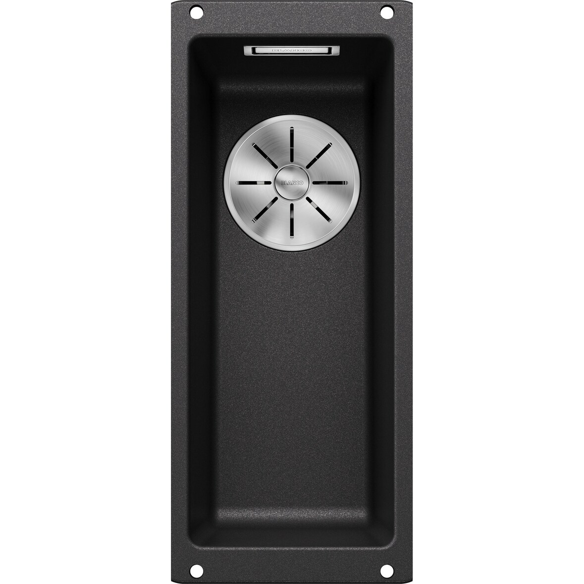 BLANCO SUBLINE 160-U Unterbauspüle / SILGRANIT / Anthrazit / Stopfen -