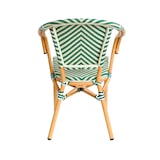 thumbnail of EME Mobiliario Sillón París Verde estilo Bistró apilable / estructura aluminio, asiento y respaldo textilene trenzado