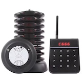 thumbnail of Juego de 10 diales de llamada para restaurante / Beeper / Pager con alcance de 500m y teclado independiente.