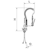 thumbnail of Grifo ducha extra-bajo Serie Monoblock
