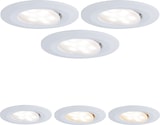 thumbnail of Paulmann LED Einbauleuchte Calla Basisset schwenkbar IP65 rund 90mm 30°3x5W 3x400lm 230VWhite Switch Weiß matt 99935