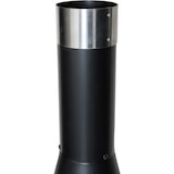 thumbnail of Cheminée d’extérieur RedFire Kingston Medium – acier – hauteur 125 cm – noir – avec rangement pour bois