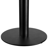 thumbnail of Bistrotisch Rund Stahlgestell | Durchmesser 80 cm | Dunkle Holzoptik