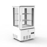 thumbnail of vaiotec TOPLINE koelvitrine 2-voudig / 56 liter "wit", 434 x 398 mm