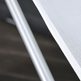 thumbnail of Tumbona Plegable y Reclinable con Reposacabezas y Respaldo Ajustable Crema