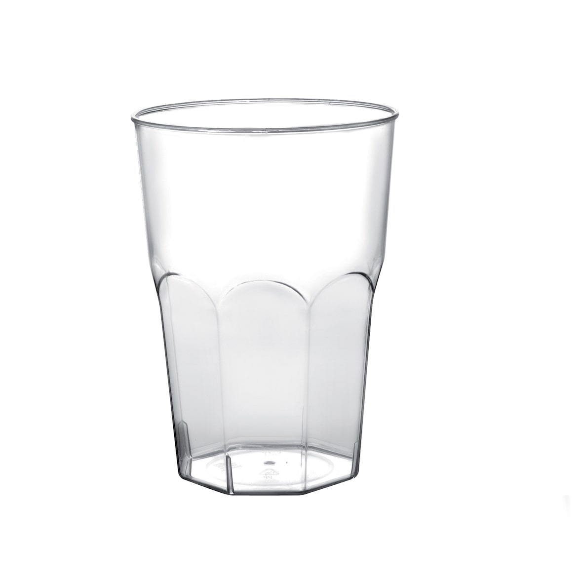 Goldplast Bicchiere Cocktail Trasparente 420cc in Polipropilene - Set 20 pezzi. Infrangibile, Lavabile in lavastoviglie, Riutilizzabile e Riciclabile.