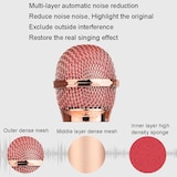 thumbnail of Microphone Sans Fil LED Bluetooth Avec Réduction De Bruit Et Effets Sonores Rose YONIS