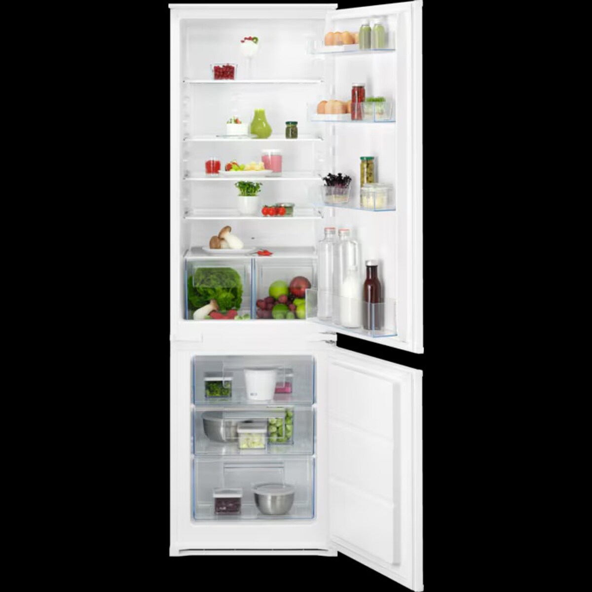 AEG NSC5S181ES 5000 ColdSense / Einbau-Kühl-Gefrierkombination / 1780 mm