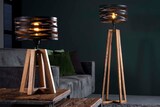 thumbnail of KAWOLA Tischleuchte DALIAN Tischlampe Holz/Metall schwarz