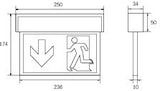 thumbnail of RP-Technik LED-Rettungszeichenleuchte KSU013SC