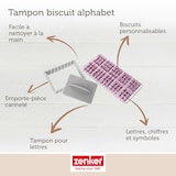 thumbnail of Tampon alphabet pour biscuit Zenker Smart Pastry