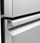 thumbnail of Romux® Pizzatisch 1 Tür und 4 Schubladen 140x70 cm mit Arbeitsfläche aus Granit mit Umluftkühlung | Pizzakühltisch aus Edelstahl
