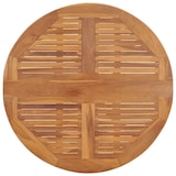 thumbnail of vidaXL Klappbarer Garten-Esstisch Ø90x75 cm Massivholz Teak