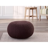 thumbnail of Pouf Outdoor ø 55 o. 45cm Bodenkissen Sitzpouf Hocker wetterfest pflegeleicht & nachhaltig : ø 45 cm braun - mocca
