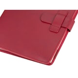 thumbnail of Ruitertassen Schreibmappe A4 Leder nur dickes Lederstück in rot mit Block und Kugelschreiber 2810T-15