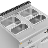 thumbnail of Helloshop26 - Bain-marie 6000W 2 x GN 1/2 2 x GN 1/3 kraan onderkast (80 x 73 cm) roestvrij staal 14_0008296