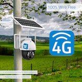 thumbnail of Nivian-Cámara vigilancia seguridad 360º 4G+Panel solar 7W-Batería larga duración 18000mAh-2K-Detección movimiento y humanos-Visión nocturna+Leds