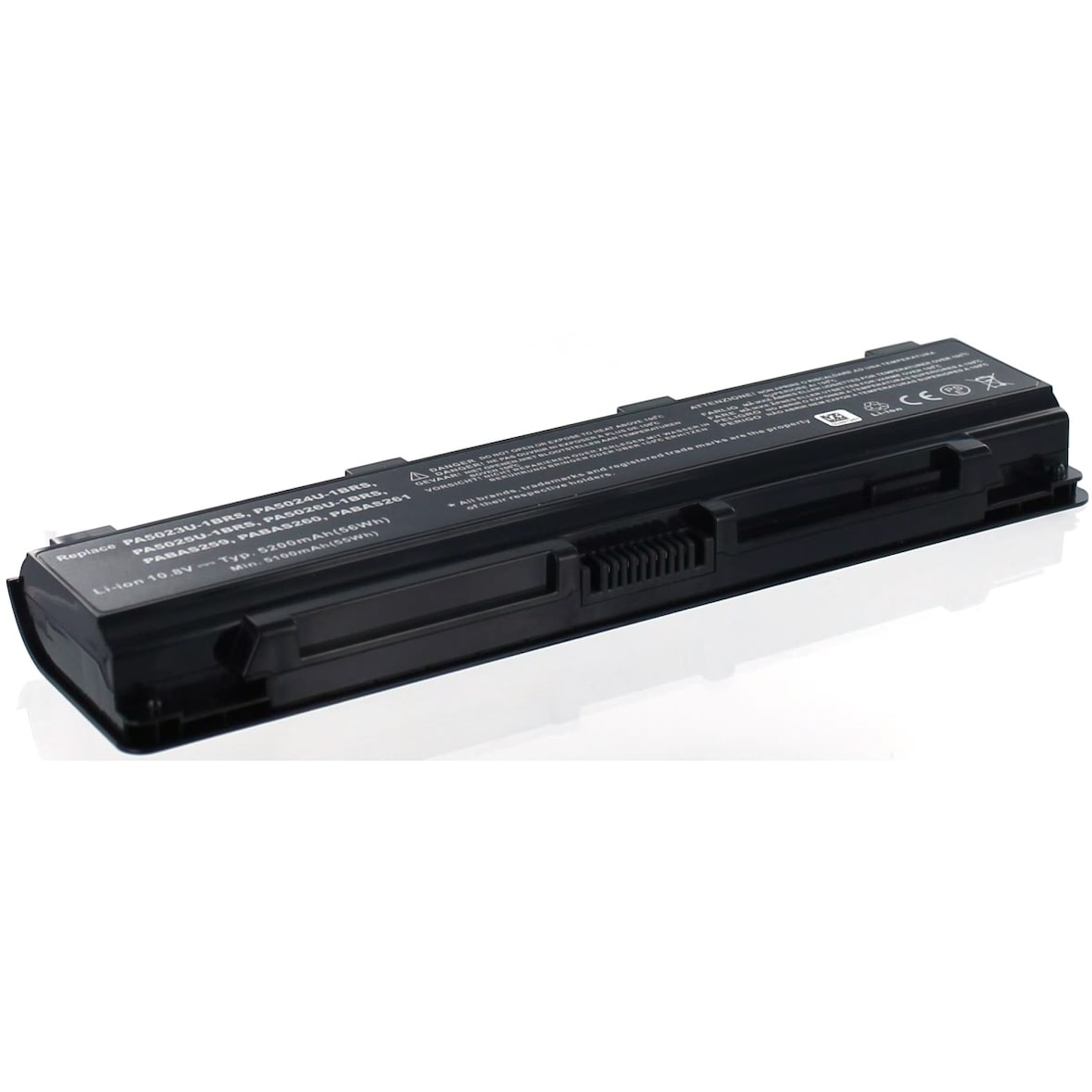Akku für Toshiba Satellite C70-A-102 Li-Ion 10,8 Volt 4400 mAh schwarz
