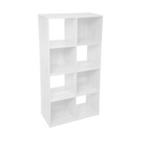 thumbnail of Meuble Étagère 8 cases de rangement Blanc H 134 cm