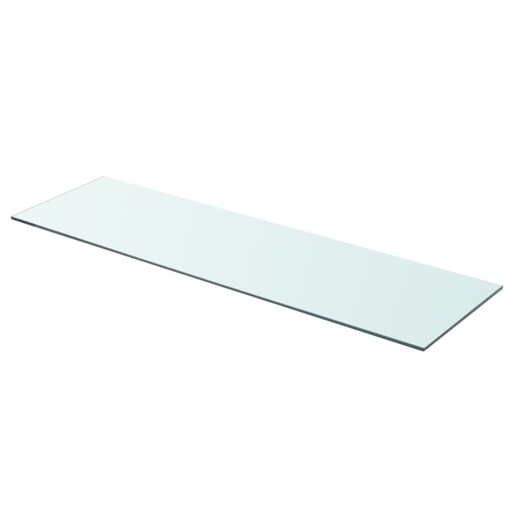 vidaXL Regalböden 2 Stk. Glas Transparent 90x25 cm