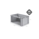 thumbnail of PROREGAL 3x Eurobox NextGen Store | HxBxT 32x40x60cm | 65 Liter | Seite offen | Eurobehälter, Transportbox, Transportbehälter