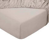 thumbnail of DoubleDry Hoeslaken 90 x 200 cm - 100% katoen - licht taupe